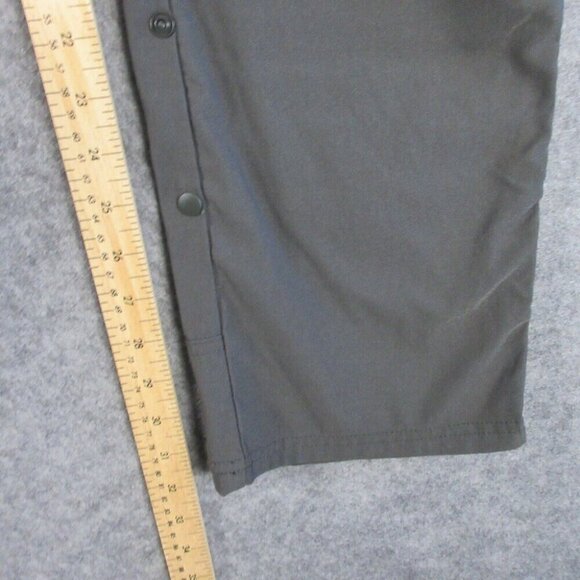 Prana Relaxed Fit Men Hiking Pants Convertible Roll Up Stretch 30 x 32 Gray 372 - Picture 15 of 16